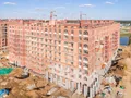 ЖК «Видный город». Ход строительства. В домах запроектированы двухуровневые квартиры. Аэрофотосъемка. Фото 14.05.2017 г.