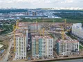 Жилой район «Испанские кварталы». Ход строительства корпусов 1.1, 1.2, 1.3, 1.4. Аэрофотосъемка. Фото от 02.09.2016 г.