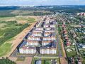 Вид на построенные корпуса 1 и 2 очереди. Аэрофотосъемка от 24.07.2017 г.