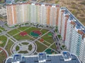 ЖК «Мой адрес в Солнцево». Корпус 5/1, 5/2, внутренняя территория комплекса. Аэрофотосъемка. Фото от 28.04.2016 г.