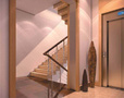 Пример отделки лестницы.