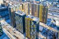 ЖК «Летний сад». Ход строительства. Корпуса 2А, 2Б, 2В, 2Г. Аэрофотосъемка. Декабрь 2018 г.