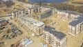 Ход строительства корпусов 7, 8, 9, 10. Аэрофотосъемка. Фото от 22.04.2019 г.