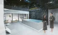 Отделка зоны спа-центра.