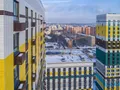 ЖК «Варшавское шоссе 141». Вид из окна. Корпус 3. Аэрофотосъемка. Фото от 16.01.2017 г.
