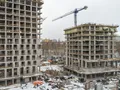 ЖК «life-Кутузовский». Стадия строительства корпусов 3 и 4-1. Аэрофотосъемка от 28.03.2018 г.