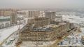 Ход строительства. Корпус 12. Монтаж верхних этажей. Аэрофотосъёмка от 24.01.18 г.
