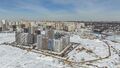 Вид новостройки. Дома сданы и заселены. Аэрофотосъемка 4.04.2022 г.