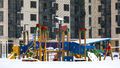 ЖК «МИР Митино». Детская игровая площадка. Фото от 15.02.2019 г.