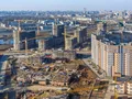 ЖК «Татьянин Парк». Строительство корпусов 1, 2, 3, 4, 9, 10, 11, 12. Аэрофотосъемка. Фото от 17.04.2016 г.