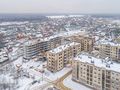 мкр. «Новое Бисерово-2». Ход строительства корпусов 1, 2, 3. Аэрофотосъемка. Фото от 21.12.2017 г.