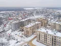 мкр. «Новое Бисерово-2». Ход строительства корпусов 1, 2, 3. Аэрофотосъемка. Фото от 21.12.2017 г.
