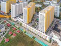 ЖК «Краски Жизни». Общий вид на корпуса и окрестности. Аэрофотосъемка от 08.10.2017 г.