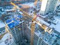 ЖК «Нормандия». Ход строительства. Корпус 4. Аэрофотосъемка. Декабрь 2018 г.