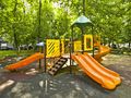 ЖК на Ленинском пр-те, 87. Детская игровая площадка. Фото от 10.07.2016 г.