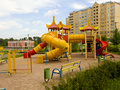 ЖК «New Переделкино». Детская игровая площадка. Фото от 06.08.2016 г.