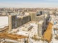 ЖК «Город на реке Тушино-2018». Ход строительства 2 квартала. Общий вид. Аэрофотосъемка. Фото от 19.03.2018 г.