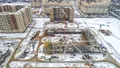 Общий вид территории застройки. Продолжается строительство новых корпусов. Аэрофотосъёмка от 5.02.19 г.