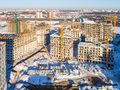 ЖК «Испанские кварталы». Ход строительства корпусов 1.1, 1.3, 1.4. Окрестности. Аэрофотосъемка. Фото от 30.01.2017 г.