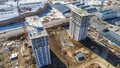 Корпус 1 соседствует с ИЦ «Сколково». Аэрофотосъемка от 23.03.2019.