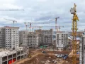 Ход строительства. Общий вид строительной площадки. Фото от 19.10.2017 г.