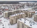 Мкр. «Новое Бисерово 2». Ход строительства корпусов 1, 2, 3. Аэрофотосъемка. Фото от 19.01.2018 г.