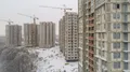Ход строительства. Корпуса 1-6. Отделка фасадов и внутренние работы. Аэрофотосъёмка от 24.01.18 г.
