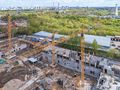 Ход строительства. Вид в сторону зеленой зоны. Аэрофотосъёмка от 13.05.2017 г.