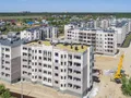 Мкр. «Новое Бисерово 2». Ход строительства корпусов 1, 2, 3, 4, 5, 6. Аэрофотосъемка. Фото от 14.05.2018 г.