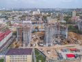 ЖК «Петр I». Ход строительства. Окрестности. Аэрофотосъемка. Фото от 02.05.2017 г.