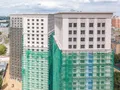 Ход строительства. Фасадные работы. Аэрофотосъемка от 20.07.17 г.