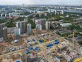 ЖК «Ривер Парк». Ход строительства. Аэрофотосъемка. Фото от 29.08.2016 г.