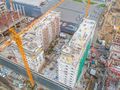 Квартал «Парк Легенд». Монтаж верхних этажей. Аэрофотосъемка от 11.09.2017 г.