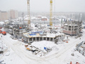 Ход строительства дома 2, корпус 1. Фото от 01.01.2013