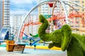 Город-парк «Переделкино Ближнее». Элементы декора территории. Август 2018 г.