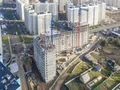 Корпус 20. Монтаж верхних этажей.  Аэрофотосъемка от 8.11.17 г.