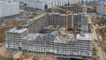 Продолжается строительство новых корпусов. Аэрофотосъёмка от 14.11.18 г.