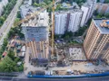 ЖК «Родионово». Ход строительства блока А. Аэрофотосъемка. Фото от 30.05.2016 г.