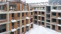Studio 12 (Студио 12). Ход строительства. Корпус 2-2. Внутренние работы. Аэрофотосъемка. Фото от 29.01.2019 г.