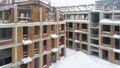 Studio 12 (Студио 12). Ход строительства. Корпус 2-2. Внутренние работы. Аэрофотосъемка. Фото от 29.01.2019 г.