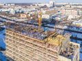 ЖК «Летний сад». Ход строительства. Корпус 3Б. Аэрофотосъемка. Фото от 17.03.2018 г.