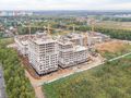 Строящиеся корпуса. Аэрофотосъемка от 21.09.2017 года.