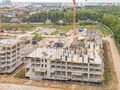 Строящиеся корпуса. Аэрофотосъемка от 21.09.2017 года.