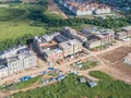 ЖК «Малина» (ЖК «ЭкоПарк Нахабино»). Ход строительства. Корпуса 1.1-1.5, 2.1-2.6, 3.1-3.5, 4.1-4.3, 5.6. Аэрофотосъемка. Фото от 24.07.2017 г.