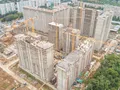 ЖК «Летний сад». Ход строительства. Корпуса 2А, 2Б, 2В, 2Г. Аэрофотосъемка. Фото от 30.08.2017 г.