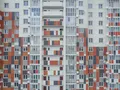 ЖК «Ривер Парк» в Нагатинском Затоне. Фасад. Корпус 10. Аэрофотосъемка. Фото от 28.11.2016 г.