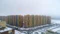 Жилой квартал «Пригород Лесное». Вид на готовые корпуса. Фото от 11.02.2019 г.