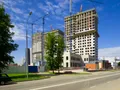 Ход строительства. Вид со стороны Головинского шоссе. Фото от 12.06.2017 г.
