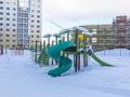 ЖК «Первый Зеленоградский». Детская площадка. Фото от 21.02.2018 г.