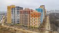 ЖК «Лучи». Ход строительства. Общий вид стройки. Аэрофотосъемка от 26.11.17 г.